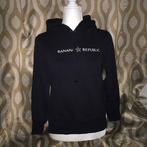 XS black Banana republic Hooded Sweatshirt